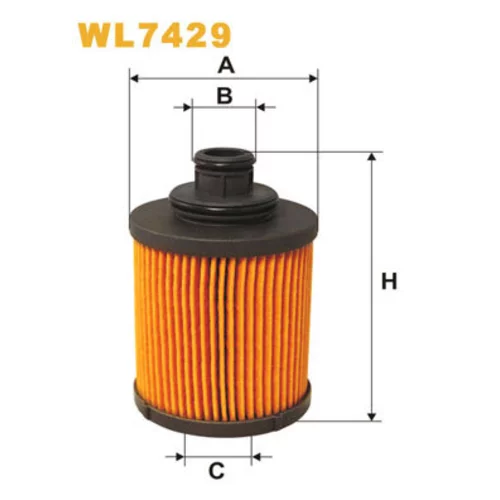 Olejový filter WIX FILTERS WL7429