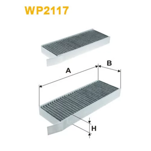 Filter vnútorného priestoru WIX FILTERS WP2117