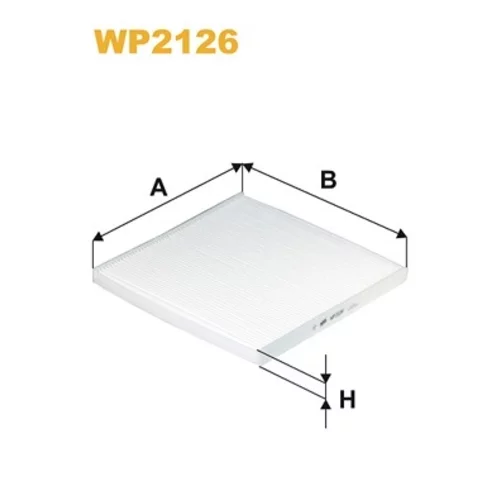 Filter vnútorného priestoru WIX FILTERS WP2126