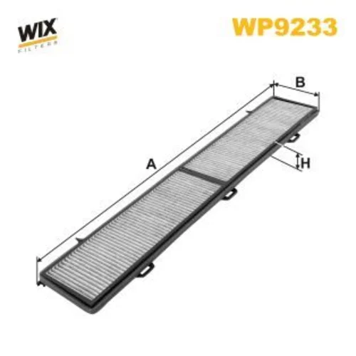 Filter vnútorného priestoru WIX FILTERS WP9233