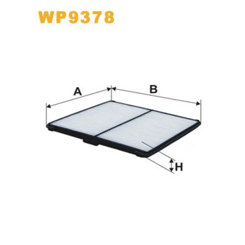 Filter vnútorného priestoru WIX FILTERS WP9378