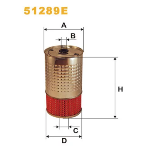Olejový filter WIX FILTERS 51289E