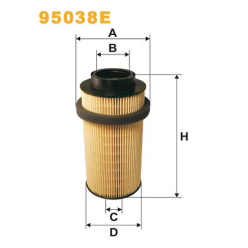 Palivový filter WIX FILTERS 95038E