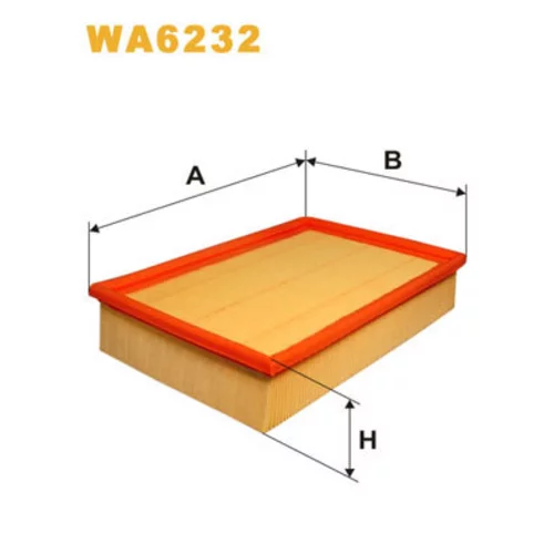 Vzduchový filter WIX FILTERS WA6232