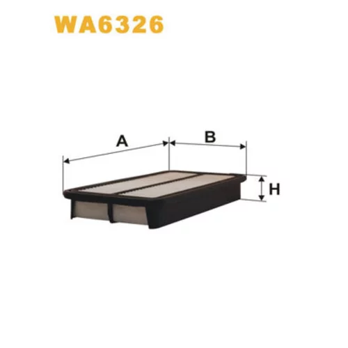 Vzduchový filter WIX FILTERS WA6326