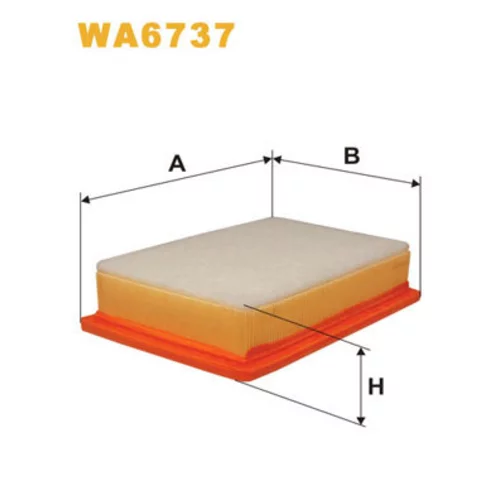 Vzduchový filter WIX FILTERS WA6737