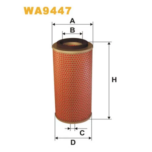 Vzduchový filter WIX FILTERS WA9447