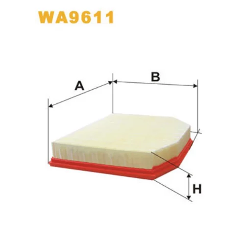 Vzduchový filter WA9611 (WIX FILTERS)