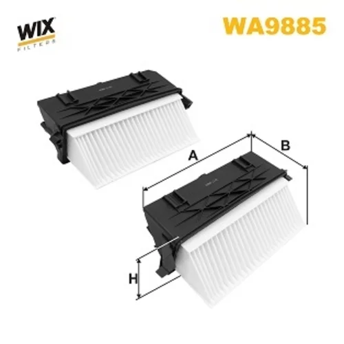 Vzduchový filter WIX FILTERS WA9885