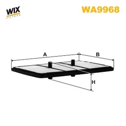Vzduchový filter WIX FILTERS WA9968