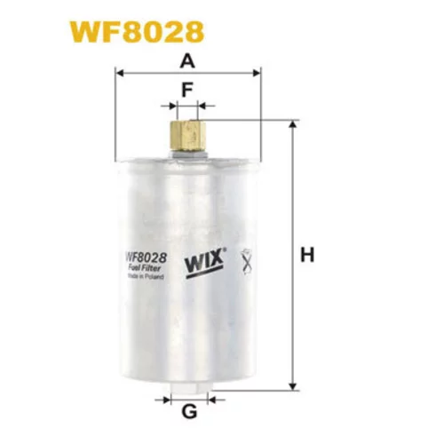 Palivový filter WIX FILTERS WF8028