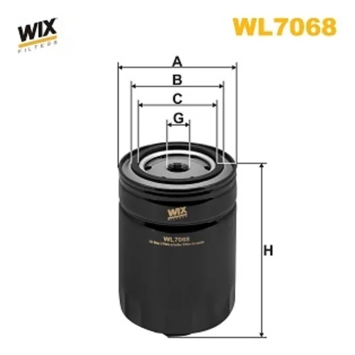 Olejový filter WIX FILTERS WL7068