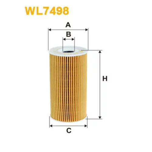 Olejový filter WIX FILTERS WL7498