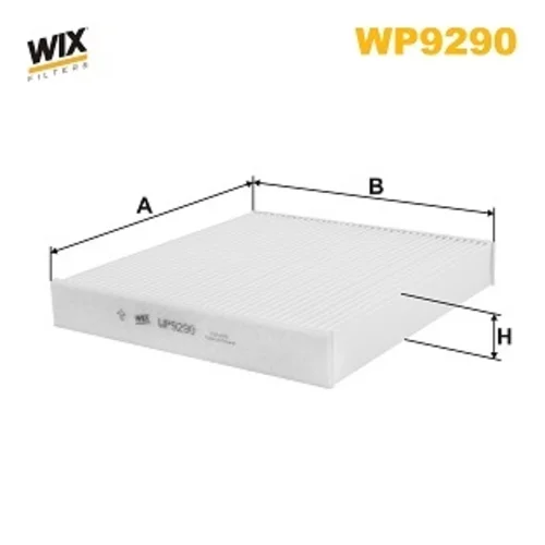 Filter vnútorného priestoru WIX FILTERS WP9290