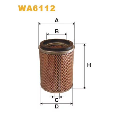 Vzduchový filter WIX FILTERS WA6112
