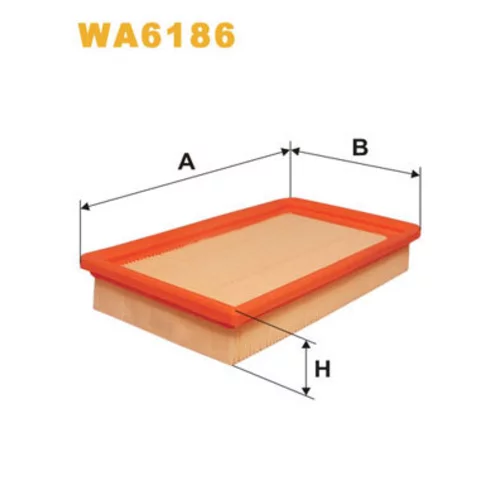 Vzduchový filter WIX FILTERS WA6186