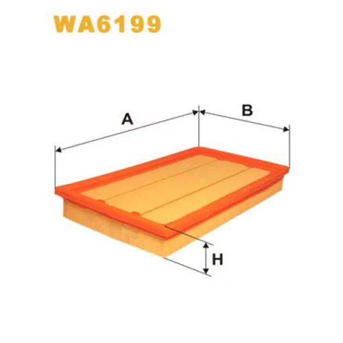 Vzduchový filter WIX FILTERS WA6199