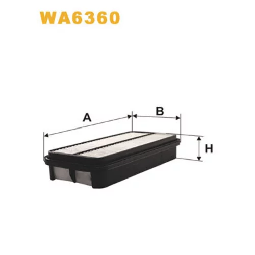 Vzduchový filter WIX FILTERS WA6360