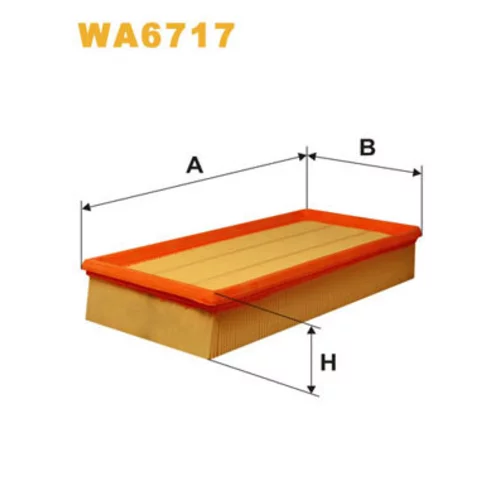 Vzduchový filter WIX FILTERS WA6717