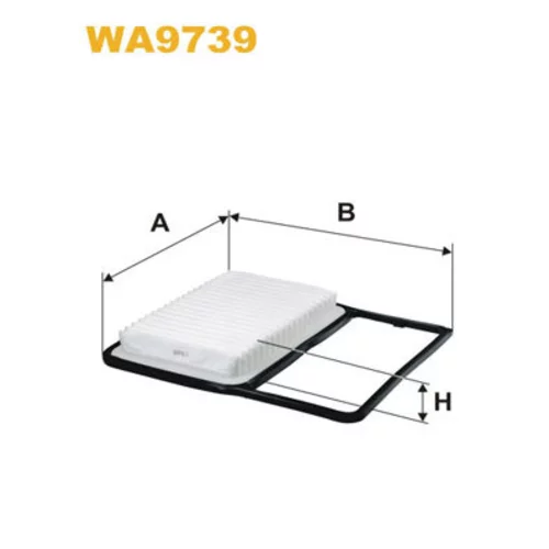 Vzduchový filter WIX FILTERS WA9739