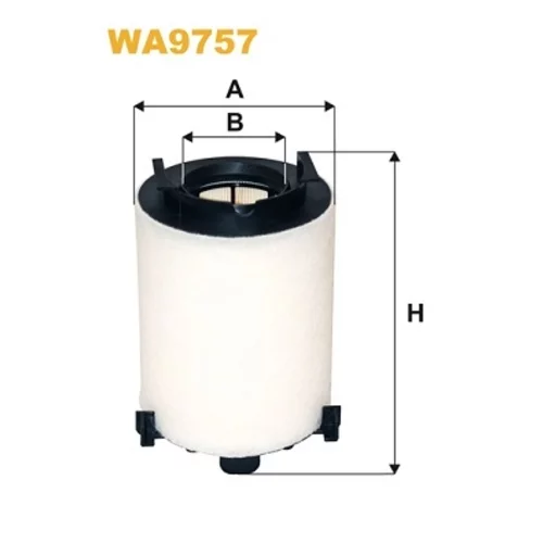 Vzduchový filter WIX FILTERS WA9757