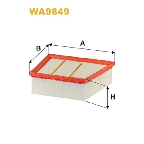 Vzduchový filter WA9849 (WIX FILTERS)