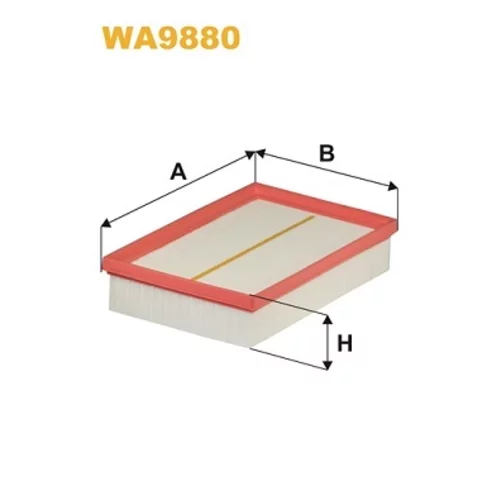 Vzduchový filter WIX FILTERS WA9880