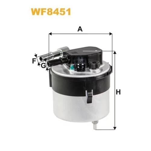 Palivový filter WIX FILTERS WF8451