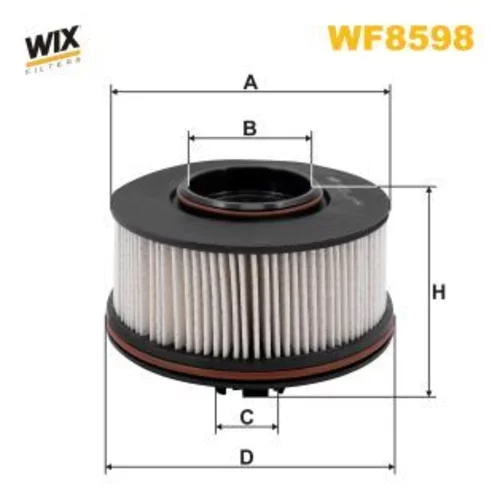 Palivový filter WIX FILTERS WF8598