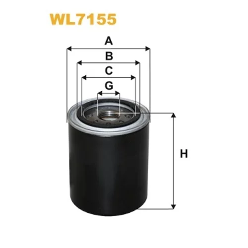 Olejový filter WIX FILTERS WL7155