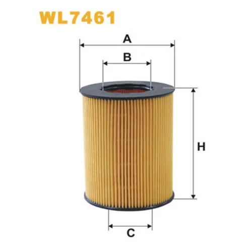 Olejový filter WIX FILTERS WL7461