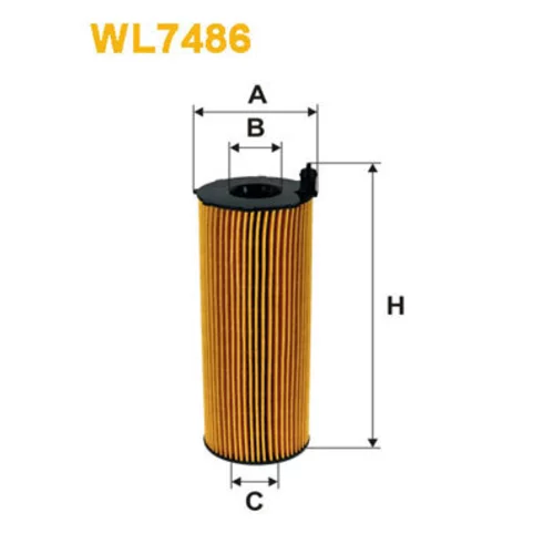 Olejový filter WIX FILTERS WL7486