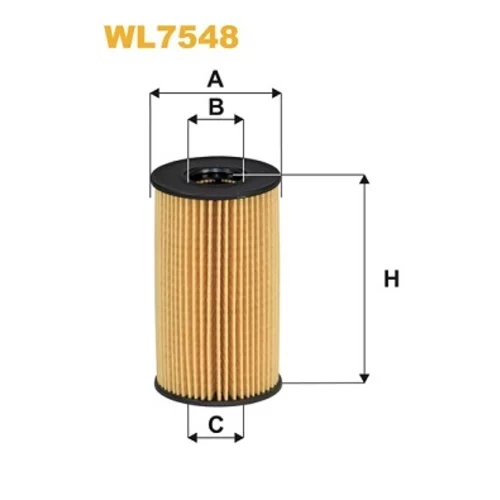 Olejový filter WIX FILTERS WL7548