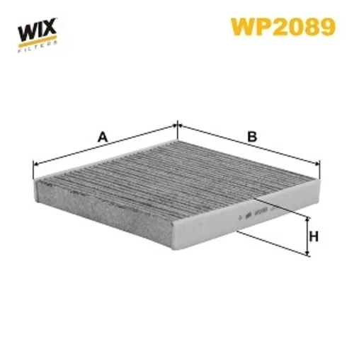 Filter vnútorného priestoru WIX FILTERS WP2089