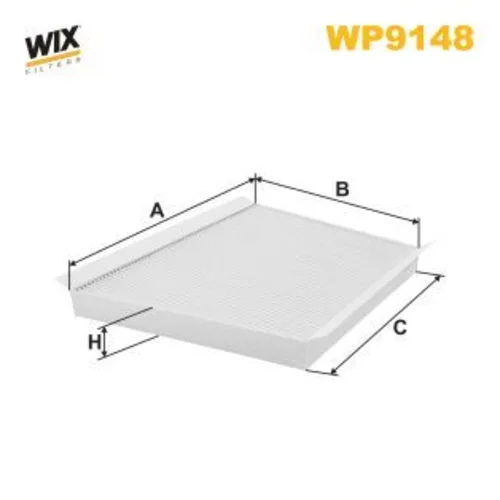 Filter vnútorného priestoru WIX FILTERS WP9148