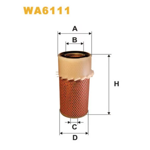 Vzduchový filter WIX FILTERS WA6111