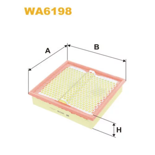 Vzduchový filter WIX FILTERS WA6198