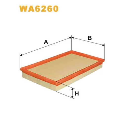 Vzduchový filter WIX FILTERS WA6260