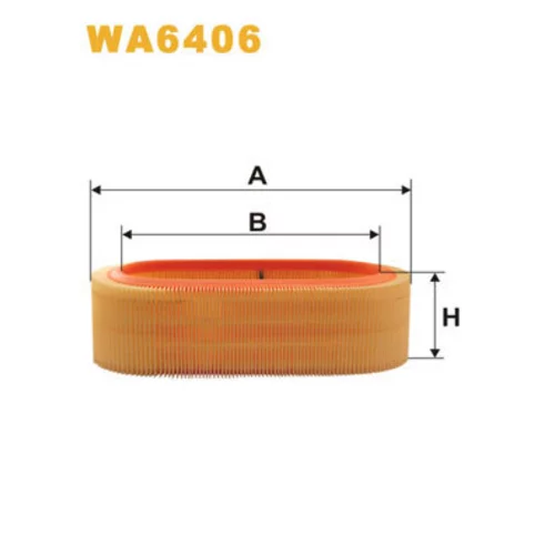 Vzduchový filter WIX FILTERS WA6406