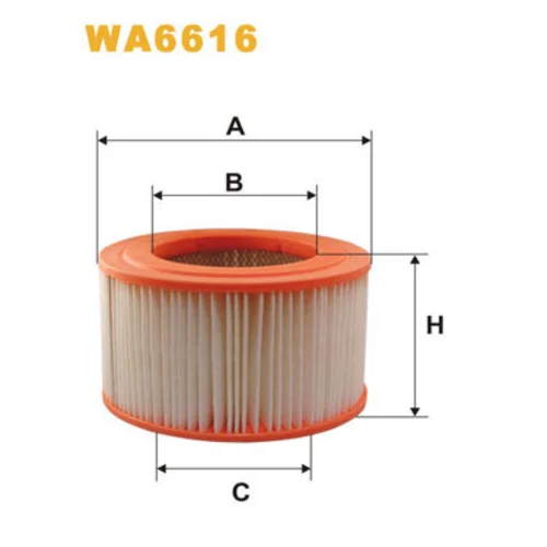 Vzduchový filter WIX FILTERS WA6616
