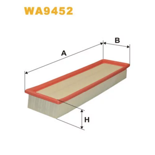 Vzduchový filter WIX FILTERS WA9452