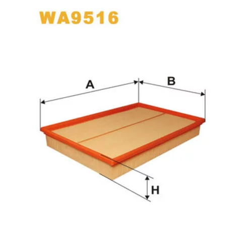 Vzduchový filter WA9516 (WIX FILTERS)