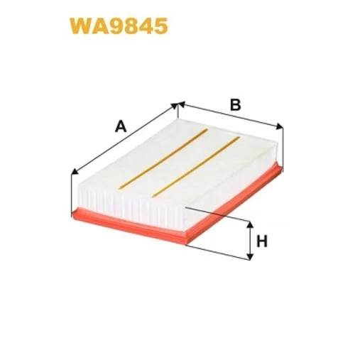 Vzduchový filter WIX FILTERS WA9845