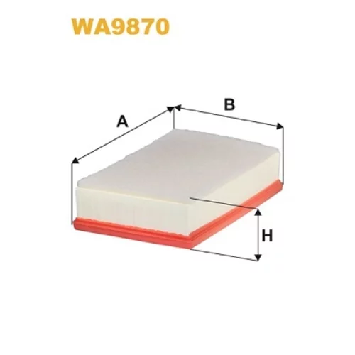 Vzduchový filter WIX FILTERS WA9870