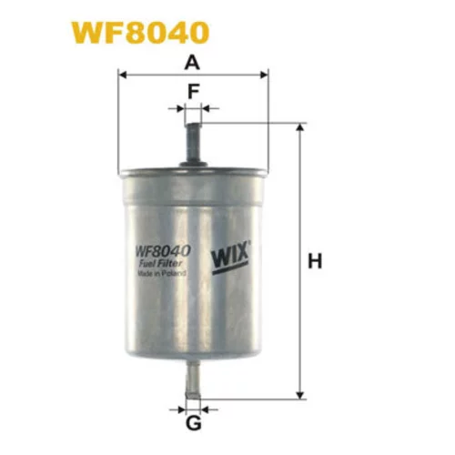 Palivový filter WIX FILTERS WF8040