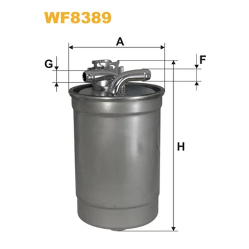 Palivový filter WIX FILTERS WF8389