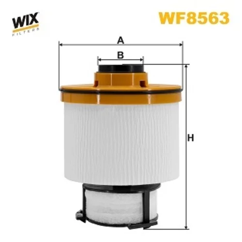 Palivový filter WF8563 (WIX FILTERS)