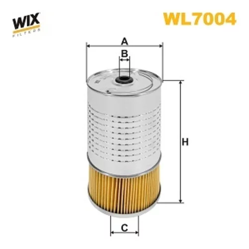 Olejový filter WIX FILTERS WL7004