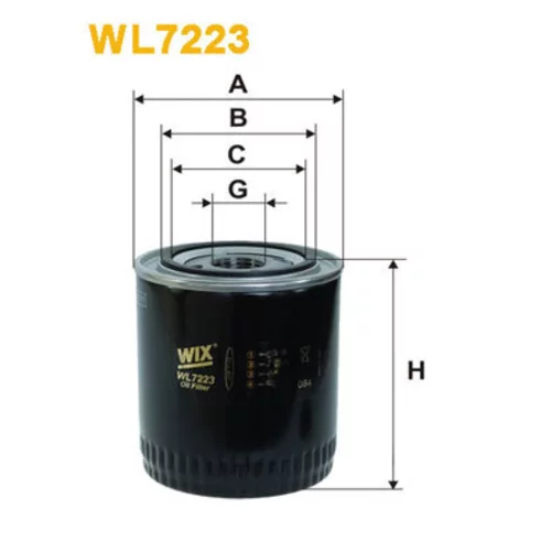Olejový filter WIX FILTERS WL7223