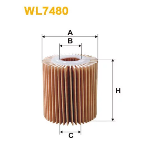 Olejový filter WIX FILTERS WL7480